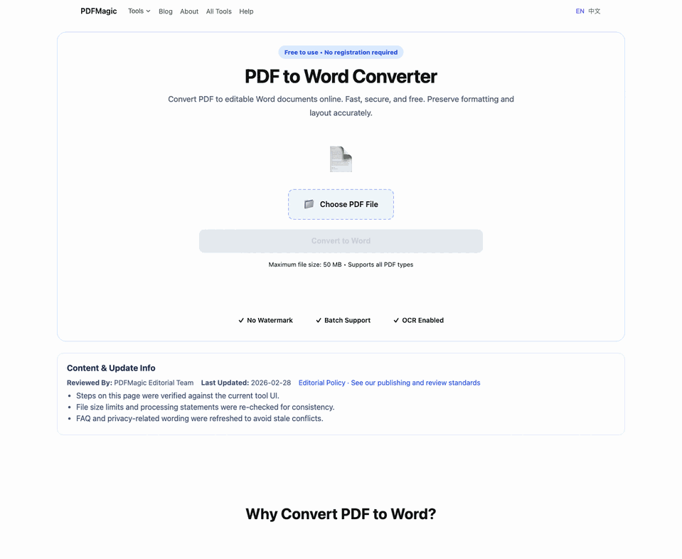 Real PDF to Word workflow when editability matters more than fixed layout